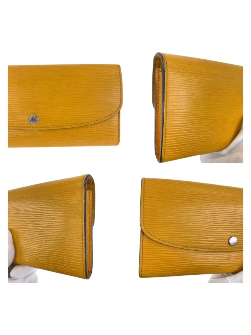 Louis Vuitton Epi Portefeuille Emily Yellow Wallet
